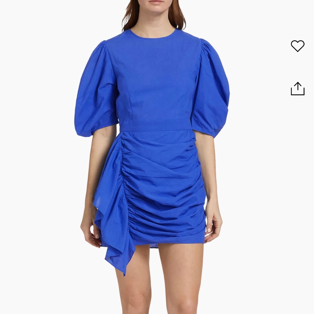 Rhode Pia Minidress: Size 6 + Color Blue Sea